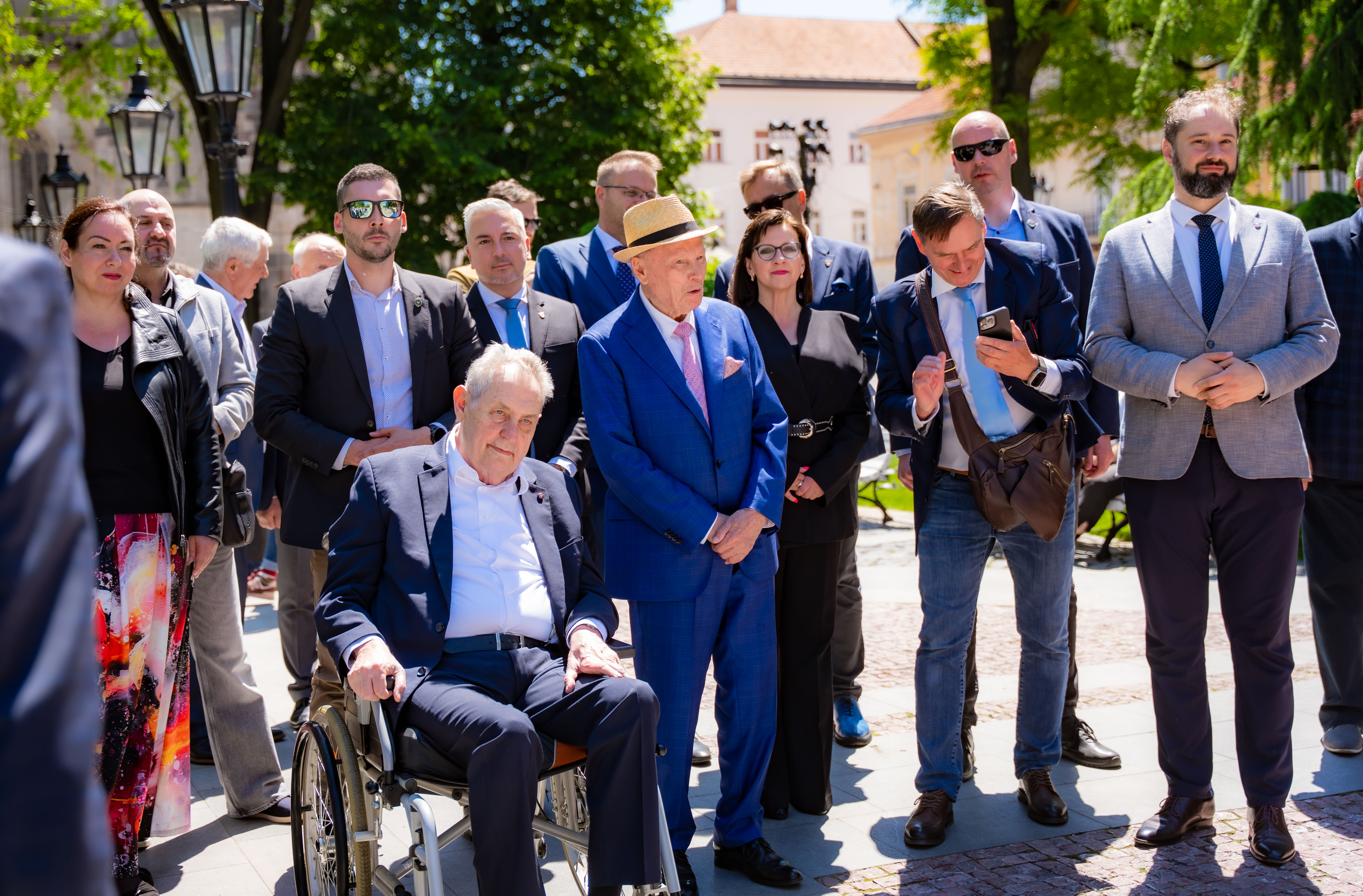 Prezident ZEMAN V Kosiciach so Schusterom -1-67